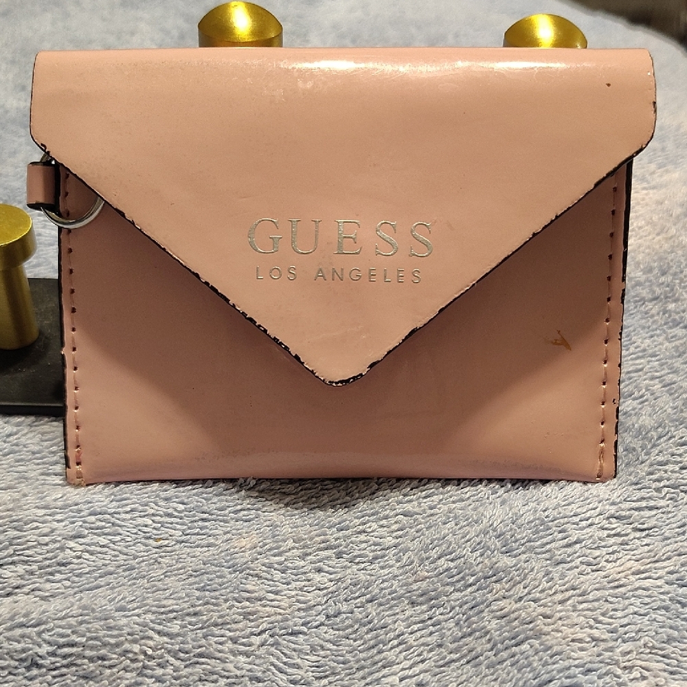 Guess Pink Envelope Card Holder